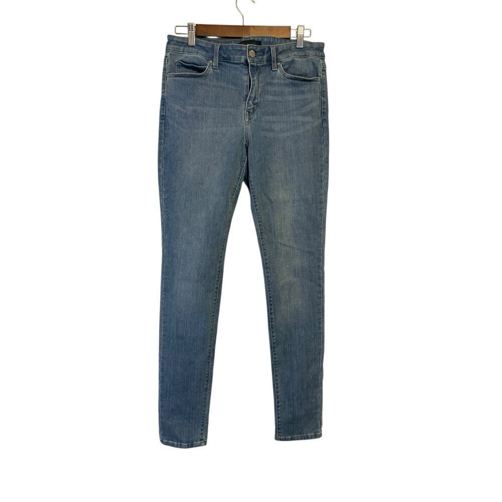 UNIQLO Blue Stretch Skinny Jeans Men’s 30x32 Mid Rise Tapered Fit